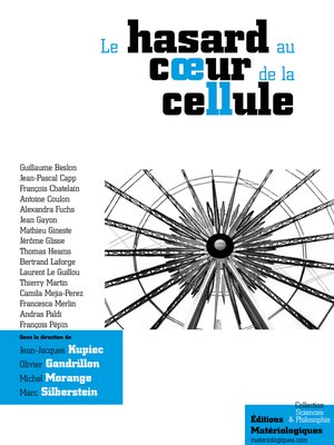 cover image of Le hasard au cœur de la cellule